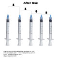 Selbstsperrbare 3-ml-Sicherheitsspritze mit automatischem Rückzug